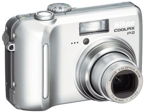 Nikon Coolpix P2 5.1MP Digital Camera with 3.5x Optical Zoom (Wi-Fi Capable)
