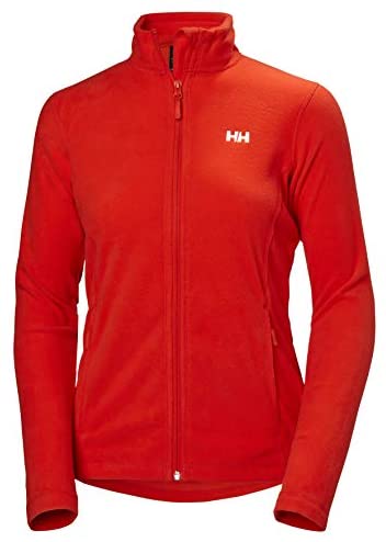 Helly Hansen Women's Daybreaker Lightweight Full-Zip Fleece Jacket, 147 Cherry Tomato, XXX-Large