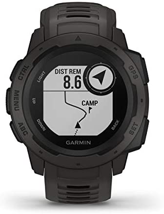 Garmin Instinct, GPS Watch, Graphite, Refurbished