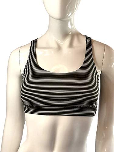 Lululemon Energy Bra - HYDO (Hype Stripe Dark Olive White)