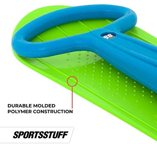 Airhead Scoot Youth Snow Scooter, Blue/Green, 38 x 8.5 x 32 in.