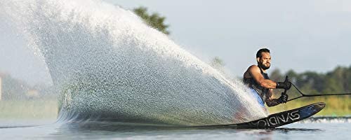 HO Sports Syndicate Alpha Waterski | Lightweight Carbon Fiber Design | Flat Tip Rocker & Adjustable Fin | 66in