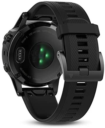 Garmin 010-01688-11 1.2" Fenix 5 Sapphire - Black with Black Band (EMEA)