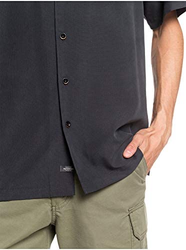 Quiksilver Waterman Men's Woven TOP, Black Cane Island, XX-Large