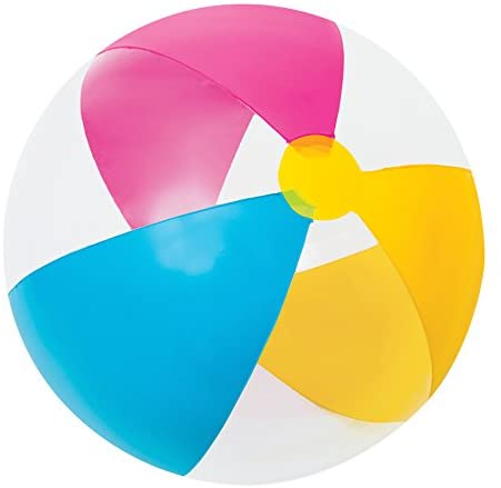 Intex 24" Inflatable Paradise Panel Colorful Beach Ball - (Set of 2) | 59032EP