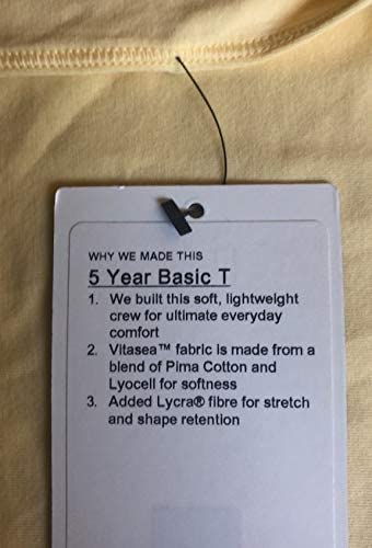 Lululemon 5 Year Basic T - SNSW (Sun Shower)