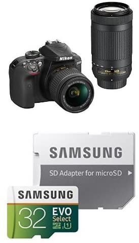 Nikon D3400 w/ AF-P DX NIKKOR 18-55mm f/3.5-5.6G VR (Black)