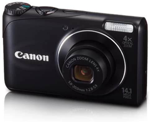 Canon Powershot A2200 14.1 MP Digital Camera with 4x Optical Zoom (Black)