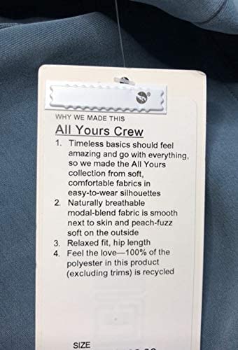 LULULEMON ALL YOURS CREW SANDWASH - IRBU (ron Blue)