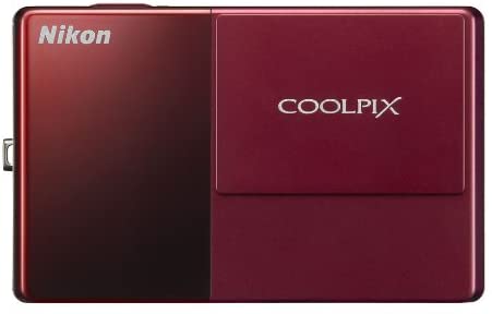 Nikon Coolpix S70 12.1MP Digital Camera with 3.5-inch OLED Touch Screen and 5x Wide Angle Optical Vibration Reduction (VR) Zoom (Red)
