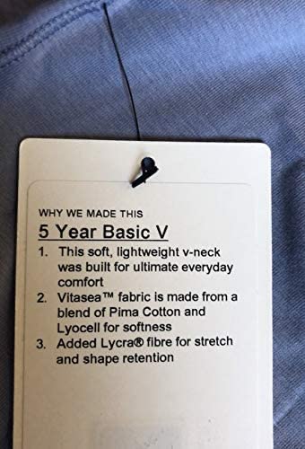 Lululemon 5 Year Basic V - SLVA (Silverado)