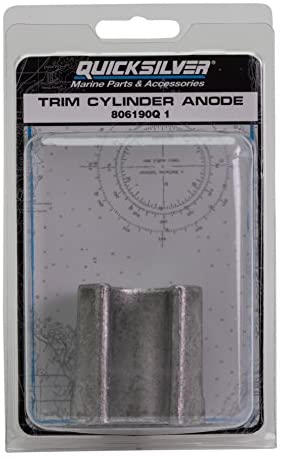 Quicksilver 806190Q1 Aluminum Anode - Bravo Drive Trim Cylinder for Bravo, Blackhawk and Vazer Drives
