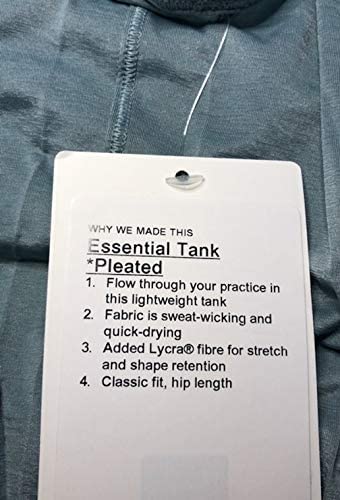 Lululemon Essential Tank Pleated - BUCA (Blue Cast)