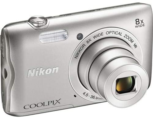 Nikon A300 Coolpix Camera (Red) with 2X 64 GB Memory Card-International Model