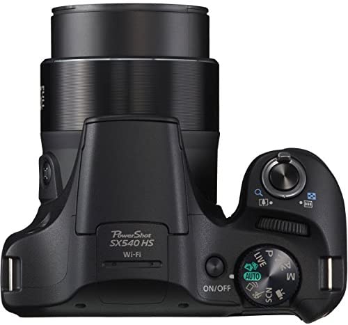 Canon PowerShot SX540 is Wi-Fi Enabled Digital Camera + 16GB Memory Card, Travel Charger, Camera Case, Starter Cleaning Kit & Accessories