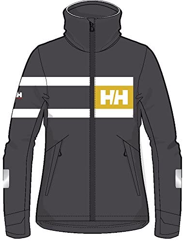 Helly Hansen Women's Salt Waterproof Windproof Breathable Performance Sailing Rain Jacket with Hood