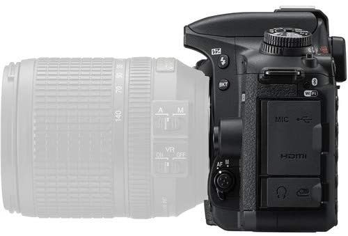 Nikon D7500 DSLR Camera - Bundle - (Body Only) USA Model (1581) + 2X EN-EL15 Battery + 2X SanDisk 64GB Card + Case + 12 Inch Flexible Tripod + Deluxe Cleaning Set + HDMI Cable + Hand Strap + More