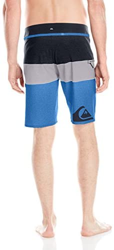 Quiksilver Men's Everyday Blocked Vee 20 Inch Boardshort Swim Trunk, Turkish sea, 28
