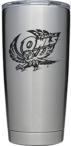 YETI Officially Licensed Collegiate Series Rambler, 20oz Tumbler, Temple