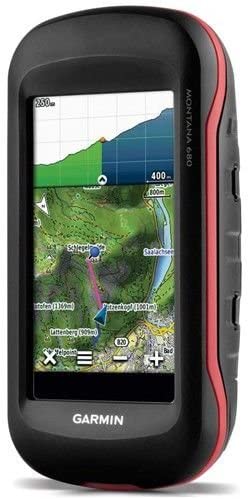 Garmin Montana 680t, Touchscreen Hiking Handheld, GPS/GLONASS and Preloaded TOPO Maps