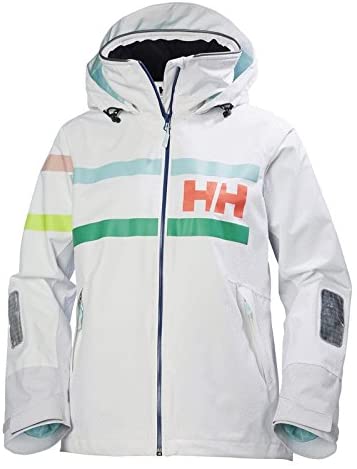 Helly Hansen Women's Salt Waterproof Windproof Breathable Performance Sailing Rain Jacket with Hood