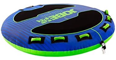 Jobe Tornado 3 Person Towable - Blue - Unisex - A Tornado is Coming - 6 Handles with Neoprene Knuckle Guards