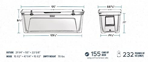 YETI Tundra 250 Cooler, White