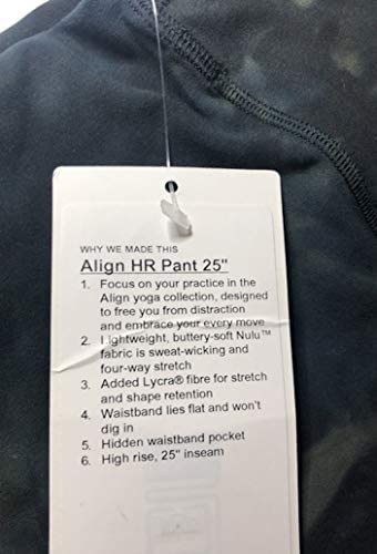 Lululemon Align HR Pant 25" - DDGZ (Diamond Dye Graphite Grey Bronze Green)