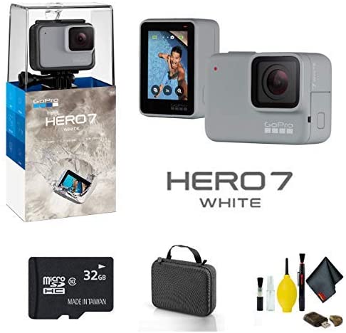 GoPro HERO7 White - Bundle Includes: 32GB Memory Card, Case More - Starter Bundle