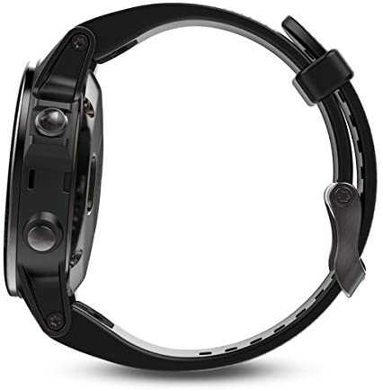 Garmin Fenix 5S Sapphire - Black with Black Band - 010-01685-11