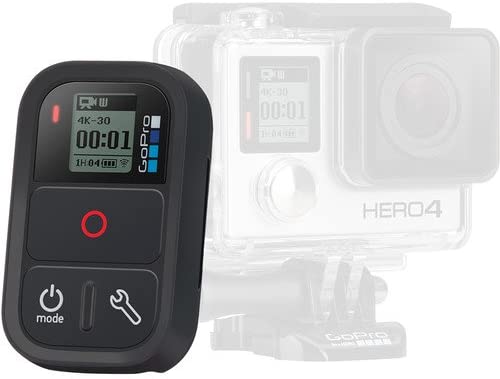 Original GoPro Smart Remote WiFi Waterproof for Hero4 Hero3+ Black Silver (Camera Not Included) with 32GB MicroSDHC SD Card