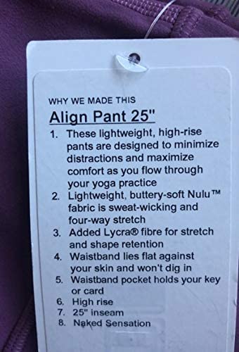 Lululemon Align Pant 25" - VTPM (Vintage Plum)