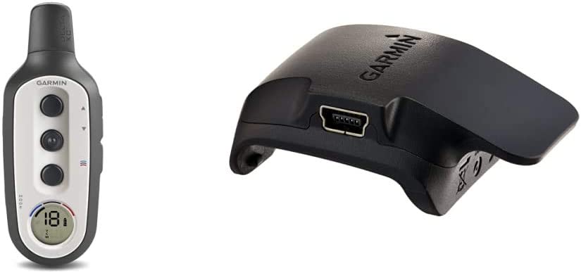 Garmin Delta XC Handheld only - Dog Training Device & 3/4-Inch Black Collar Strap for Garmin Delta Series