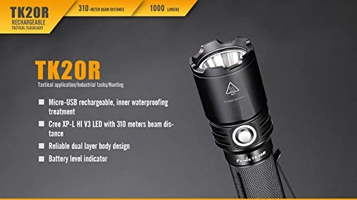 Fenix Flashlights TK20R LED Flashlight with Battery