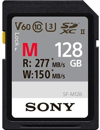 Sony M Series SDXC UHS-II Card 64GB, V60, CL10, U3, Max R277MB/S