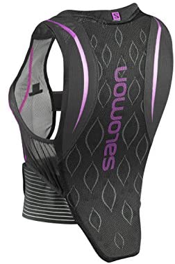 Salomon Women Ski Back Protector, Adjustable, Motion Fit Technology, Breathable Mesh Material