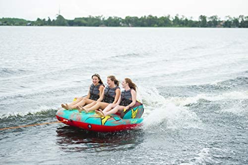 HO Sports Laguna 3-Person Multi-Directional Ride-On Chariot and Couch Style Towable Tube with Attachments