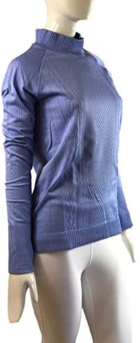 Lululemon Rest Less Mock Neck - HYGB/HYGB (Hydrangea Blue/Hydrangea Blue)