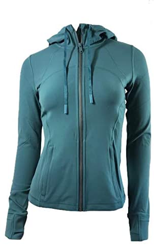 LULULEMON HOODED DEFINE JACKET NULU - DETE (Dessert Teal)