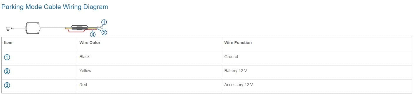 Garmin 010-12530-03 Parking Mode Cable, 6.60" x 2.70" x 2.00"