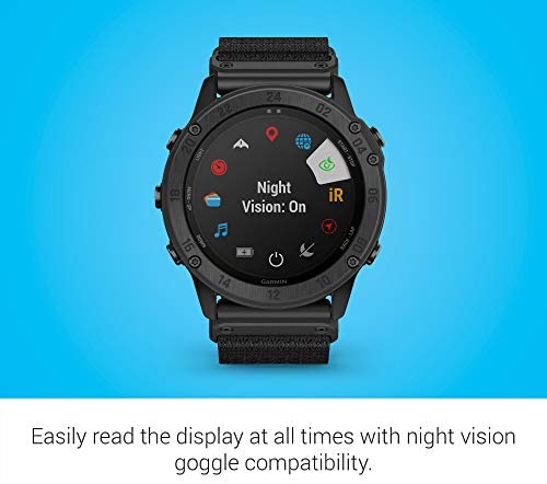 Garmin tactix Delta Solar, Solar-Powered Specialized Tactical Watch, Ruggedly Built to Military Standards, Night Vision Compatibility