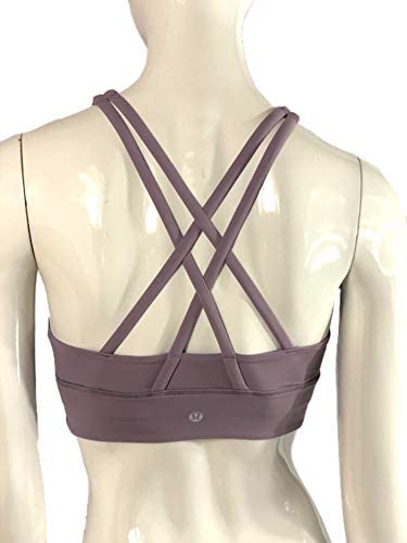 Lululemon Energy Bra HIGH Neck Long LINE - VIVB (Violet Verbena)