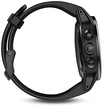 Garmin Fenix 5S Sapphire - Black with Black Band - 010-01685-11