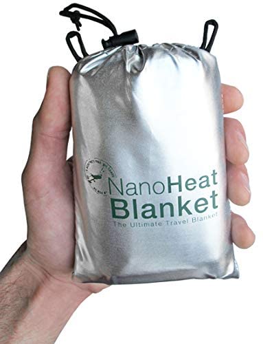 Adventure Medical Kits NanoHeat Ultimate Travel Blanket, 67 x 58 in