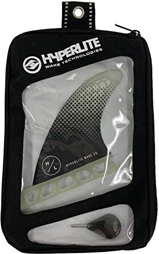 Hyperlite 3.5 Flux Surf Fin Set W/Key (Pair) Black 3.5in