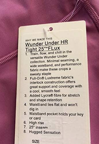Lululemon Wunder Under HR Tight 25" Flux - MGLO (Magenta Glow)