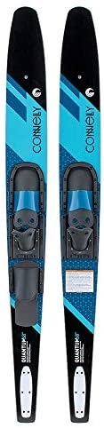 CWB Connelly 61200342-CON Quantum Waterskiing Lake Water Sports Skis with Bindings 68-inch, Blue