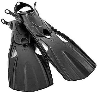 Intex Reef Rider Sport Swim Pool Diving Goggle Mask Snorkeling Set, 14 to Adult