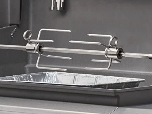 Weber 7652 Rotisserie for Use with Genesis II & II LX 2 & 3 Burner 300 Series Grills
