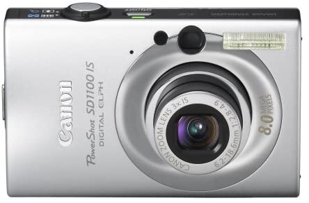 Canon PowerShot SD1100IS 8MP Digital Camera with 3x Optical Image Stabilized Zoom (Blue) (OLD MODEL)